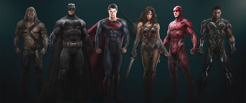 New 'Justice League' Concept Art Reveals Full Team